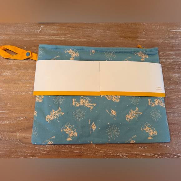 Disney Cruise Line Teal and Yellow Wet/Dry Bag - Picture 2 of 4